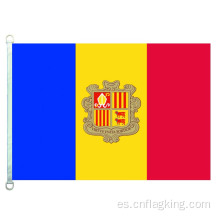 Bandera nacional de Andorra 100% poliéster 90 * 150 CM Bandera de Andorra